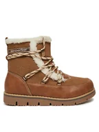 Buty dla dziewczynek - Kimberfeel Śniegowce Skadi Brązowy - miniaturka - grafika 1