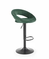 Taborety i hokery - H102 hoker Halmar ciemny zielony  - miniaturka - grafika 1