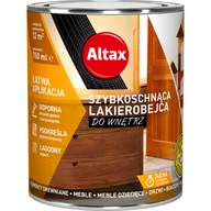 Farby i impregnaty do drewna - Szybkoschnąca lakierobejca do wnętrz 0,75 l antracyt Altax - miniaturka - grafika 1