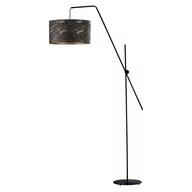 Lampy stojące - Lampa podłogowa z przegubem BILBAO MARMUR, czarny - miniaturka - grafika 1
