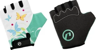 Accent Rękawiczki dziecięce Daisy biało-zielone XS - Rękawiczki rowerowe - miniaturka - grafika 1