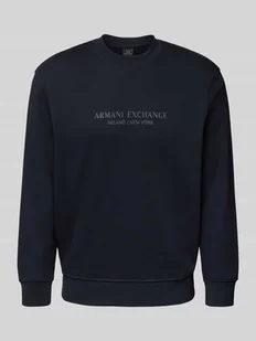 Bluza z nadrukiem z logo i okrągłym dekoltem - Bluzy męskie - miniaturka - grafika 1
