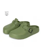 Klapki i japonki damskie - Avispas Chodaki "Desalia" w kolorze zielonym - miniaturka - grafika 1