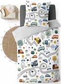 Pościel dla dzieci - Pościel Dla Dzici Dziewczynki Chłopca Dziecięca 140x200 Bawełna Pti Bolide - miniaturka - grafika 1
