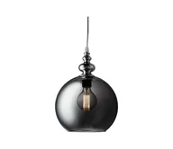 Lampy sufitowe - Searchlight 2020SM - Żyrandol na lince BALLS 1xE27/60W/230V czarny - miniaturka - grafika 1
