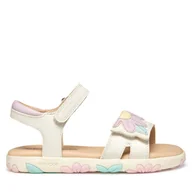 Buty dla dziewczynek - Sandały Geox J Haiti J558ZB 000BC C0406 D Biały - miniaturka - grafika 1