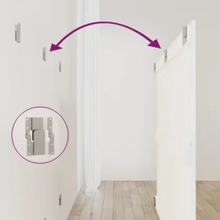 Wezgłowie łóżka, białe, 147x3x90 cm, lite drewno sosnowe Lumarko! - Inne meble do sypialni - miniaturka - grafika 7