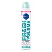 Szampony do włosów - NIVEA Suchy szampon Fresh Volume (200 ml), bardzo łagodny suchy szampon w sprayu o przyjemnym zapachu, suchy szampon do włosów dla dodatkowej objętości i natychmiastowej świeżości - miniaturka - grafika 1