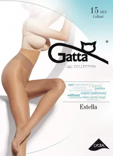 RAJSTOPY GATTA ESTELLA 15 (kolor grafit, rozmiar 3) - Rajstopy - miniaturka - grafika 1