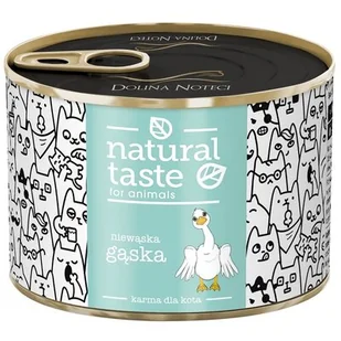 NATURAL TASTE DLA KOTA DANIE Z GĘSI 185g - Mokra karma dla kotów - miniaturka - grafika 1
