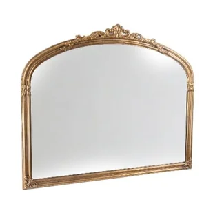 Romimex Złote metalowe lustro ścienne 105 x 88 x 4 cm - Lustra - miniaturka - grafika 1