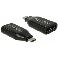 Inne akcesoria audio-wideo - Delock 62977 cable gender changer USB Type-C Displayport Czarny, Adapter - miniaturka - grafika 1