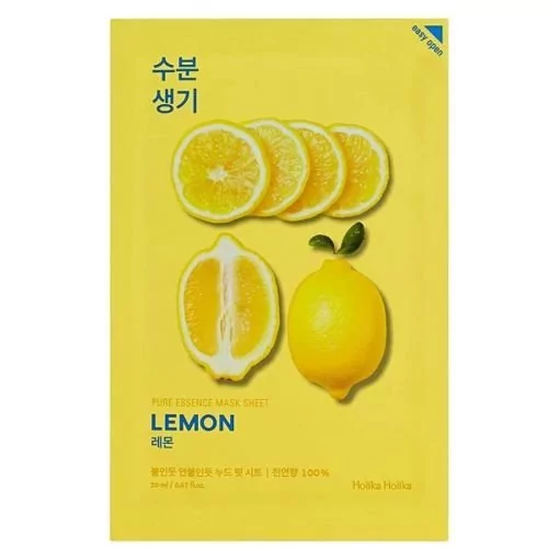 Holika Mask Sheet Pure Essence Lemon Maseczka do twarzy w płachcie z ekstraktem z cytryny 20ml 1234591634