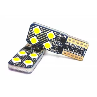 W5W Żarówka Led T10 12V-18V Canbus 450Lm Biała Motoledy - Żarówki samochodowe - miniaturka - grafika 1