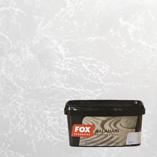 Fox Dekorator FOX FARBA dekoracyjna KALAHARI SOL kolor 0001 1L n.FX-FD-KALA-0001-01 - Farby wewnętrzne - miniaturka - grafika 1