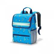 Plecaki szkolne i tornistry - Reisenthel Plecak backpack kids cactus blue - niebieski - miniaturka - grafika 1