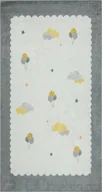 Dywaniki łazienkowe - Dywanik Dziecięcy 80X150 Baby 4 Kremowy Popietaty Żółty Baloniki - miniaturka - grafika 1
