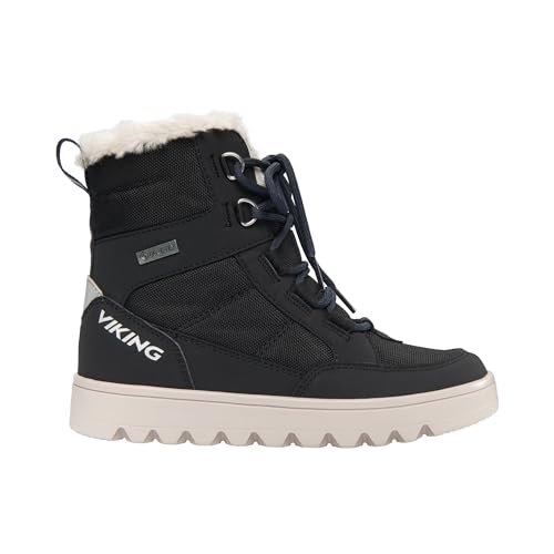 Viking Fleek Warm GTX Zip śniegowce, czarne, rozmiar 34, Czarny, 1 UK Narrow