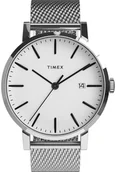 Zegarki męskie - Zegarek Timex TW2W43500 Midtown Stainless Steel 38mm - miniaturka - grafika 1