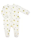 Pajacyki dla niemowląt - Dziewczęcy pajac kremowy w cytrynki Nicol,r.86 - miniaturka - grafika 1