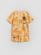 Skarpetki dla dzieci - Reserved - Bawełniana piżama SmileyWorld® - jasnopomarańczowy - miniaturka - grafika 1