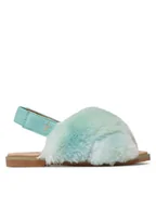 Buty dla dziewczynek - EMU Australia Sandały Jessie K12214 Zielony - miniaturka - grafika 1