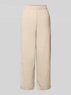 Spodnie damskie - Krój regular fit kuloty z mieszanki wiskozy i lnu model 'MYMILO' - miniaturka - grafika 1