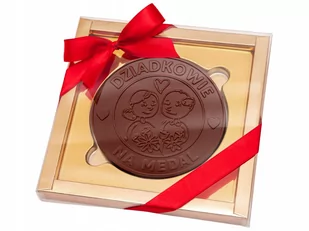 Czekoladowy medal Dziadkowie na Medal Dzień Babci i Dziadka WZ1 - Czekolada - miniaturka - grafika 1