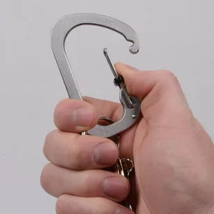 Nite Ize - SlideLock Carabiner #6 - Czarny - CSL6-01-R6 - Sprzęt wspinaczkowy - miniaturka - grafika 2