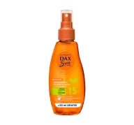 Balsamy i kremy do opalania - Dax Sun  Relaksujący olejek do opalania z harbatą matcha, spray SPF 15 200ml - miniaturka - grafika 1