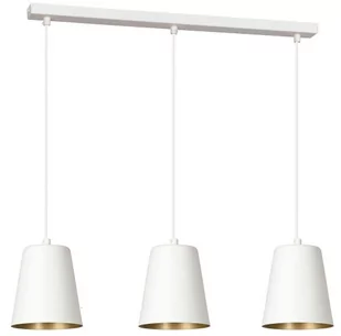 Emibig Milagro lampa wisząca 3-punktowa biała/złota 414/3 414/3 - Lampy sufitowe - miniaturka - grafika 1