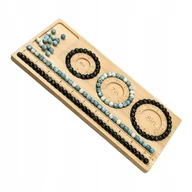 Zestawy biżuterii dla kobiet - Forma tablica bambusowa do nawlekania koralików tworzenia naszyjników miara - miniaturka - grafika 1