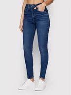 Spodnie damskie - Levi's Jeansy 22791-0194 Granatowy Skinny Fit - miniaturka - grafika 1