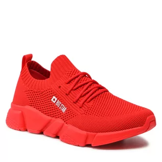 Sneakersy damskie - Big Star Sneakersy JJ274265 Red - grafika 1