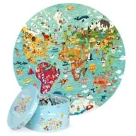 Puzzle - Puzzle okrągłe 150 Mapa świata - miniaturka - grafika 1