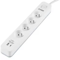Listwy zasilające - LISTWA ANTYPRZEPIĘCIOWA EVER PROTECT 4PL 1A1C 1,5M - miniaturka - grafika 1