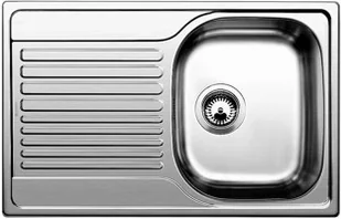 Blanco TIPO 45S COMPACT stal gładka matowa 513441 - Zlewozmywaki - miniaturka - grafika 6