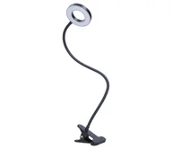 Lampy stojące - Solight WO66-B- LED Stm. Lampa stołowa z klipsem LED/8W/230V 3000/4000/5000K czarny - miniaturka - grafika 1