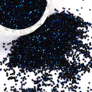 TEMU 10000 sztuk 1,2 mm Mini Kryształowe Koraliki do Paznokci, Transparentne AB Szklane Diamenty, Iryzujące Błyszczące Charmsy do Paznokci, - Ozdoby do paznokci - miniaturka - grafika 1