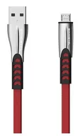 Kable USB - Kabel Usb Micro 2.4A somostel czerwony - miniaturka - grafika 1