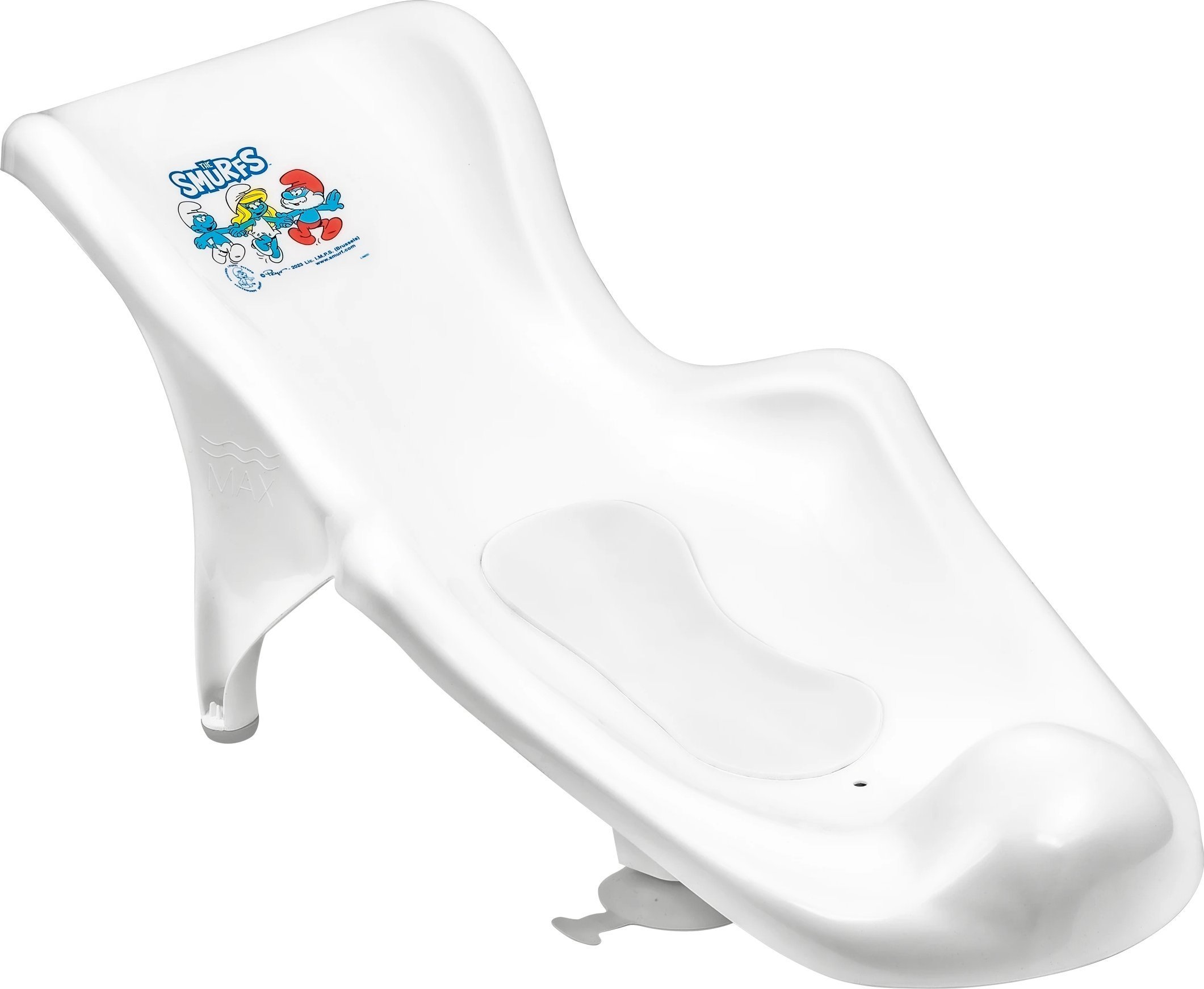MALTEX Fotelik kąpielowy z matą Smerfy biały