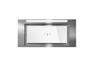 Okapy kuchenne - Toflesz Lumino Inox Białe Szkło Gest 59,5cm 850m3/h - miniaturka - grafika 1