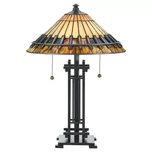 Quoizel Lampka stołowa witrażowa 2pł QZ/CHASTAIN/TL CHASTAIN QUOIZEL - Lampy stojące - miniaturka - grafika 1