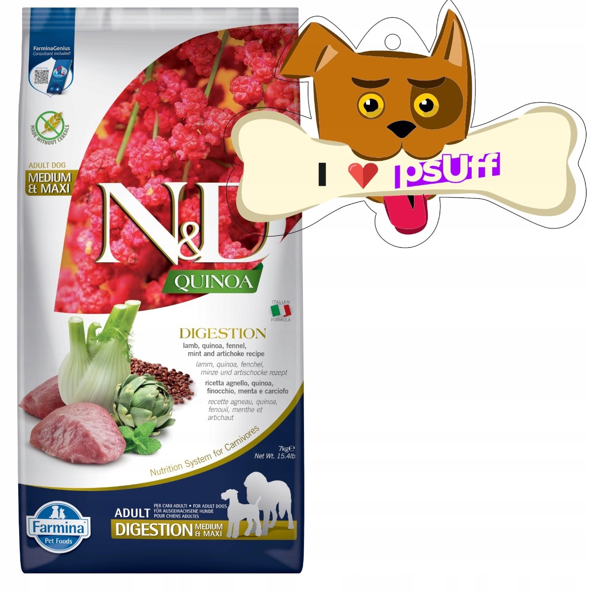 Farmina N&D Quinoa Digestion Lamb&Fennel 7 kg