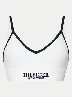 Tommy Hilfiger Biustonosz top UW0UW05218 Biały - Bielizna sportowa damska - miniaturka - grafika 1
