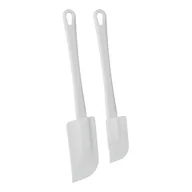 Przybory do gotowania - Zestaw 2 białych plastikowych szpatułek Metaltex - miniaturka - grafika 1