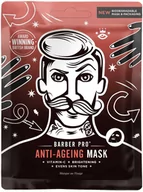 Maseczki do twarzy - Barber Pro Anti-ageing face sheet mask - przeciwzmarszczkowa maska do twarzy z witaminą C - miniaturka - grafika 1