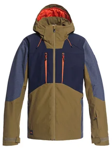 Quiksilver Kurtka narciarska "Mission Plus" ze wzorem - Kurtki narciarskie - miniaturka - grafika 1