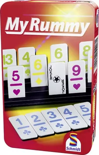 Schmidt Spiele Spiele, gra strategiczna Rummy, wersja podróżna - Gry planszowe - miniaturka - grafika 1