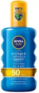 Balsamy i kremy do opalania - Przeciwsłoneczny spray i odświeżający Nivea Sun Protect And Refresh Spray SPF50 200 ml (4005900725332) - miniaturka - grafika 1